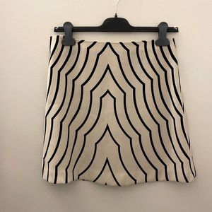 Marc by Marc Jacobs geometric silk skirt